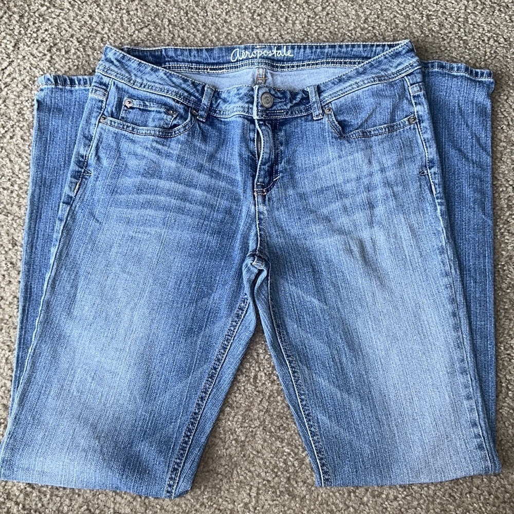 Aeropostale Women's Blue Boot Cut Jeans - Picture 5 of 9
